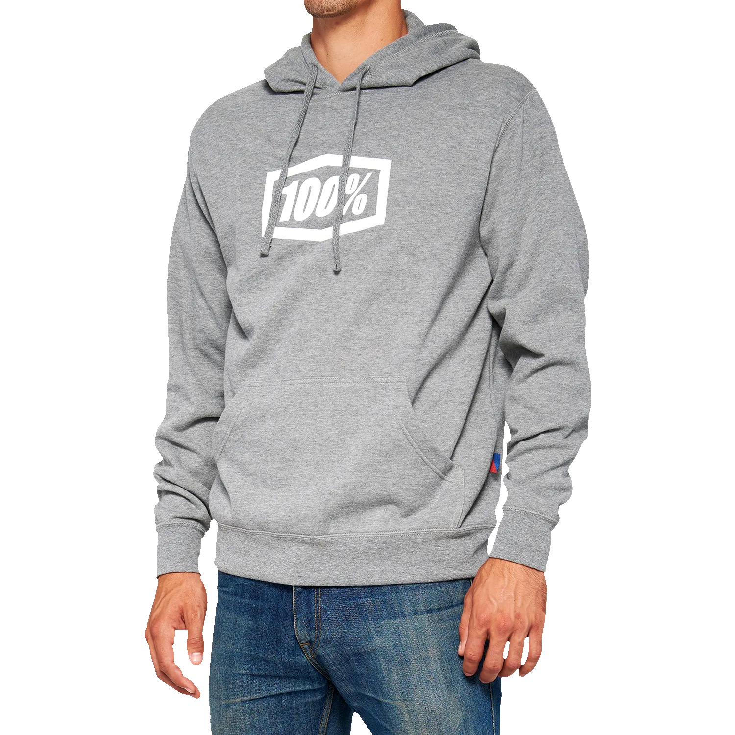 100% Icon Pullover Hoodie - Gray - 2XL 20029-00019