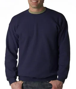 18000 Gildan Adult Heavy BlendCrew Neck Sweatshirt Navy