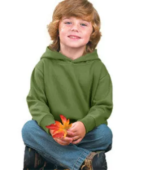 3326 Rabbit Skins Toddler Hooded Sweatshirt with Pockets Olive