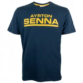 Ayrton Senna T-shirt, Racing 12, Blue, 2018