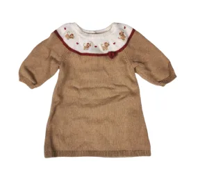 BABY GIRL SIZE 0/3 MONTHS - GYMBOREE Knit Sweater Dress VGUC B38