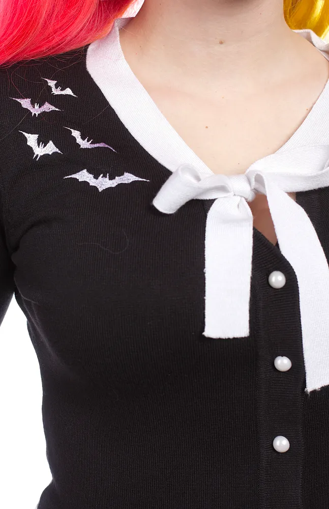 Batty Crop Cardigan