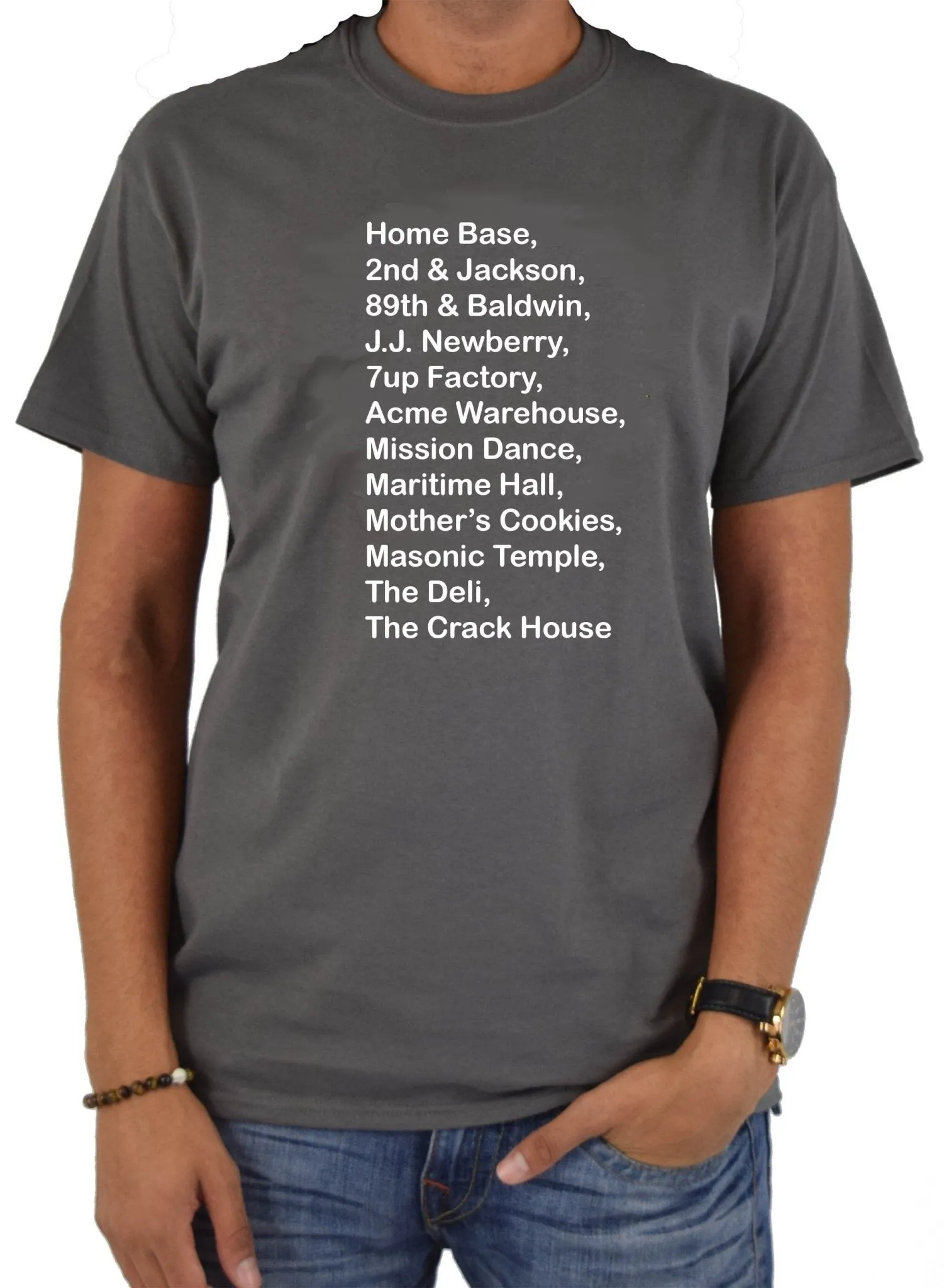 Bay Area Rave Locations T-Shirt