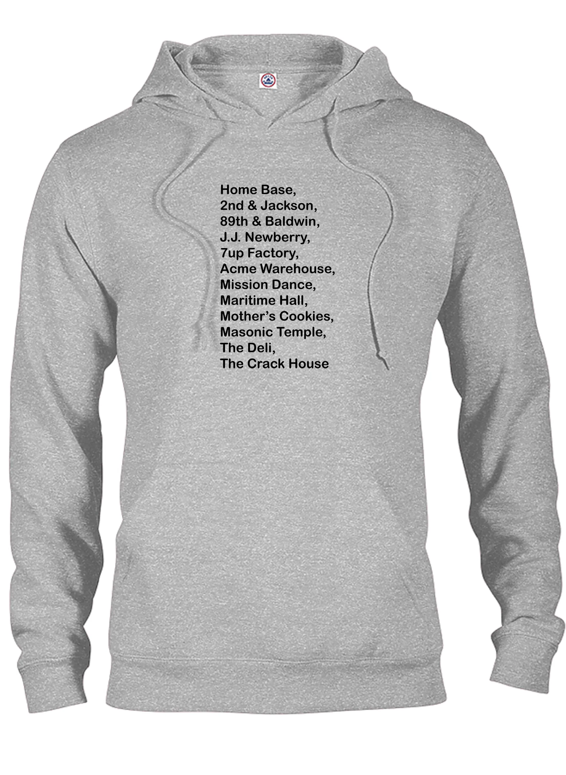 Bay Area Rave Locations T-Shirt