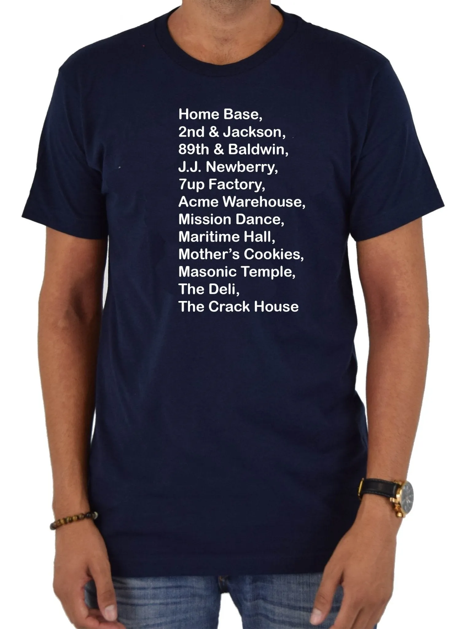 Bay Area Rave Locations T-Shirt