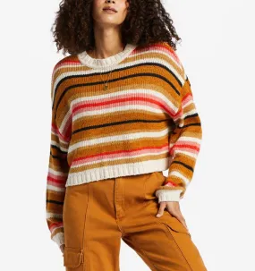 Billabong Womens So Bold Pullover Crew Neck Sweater