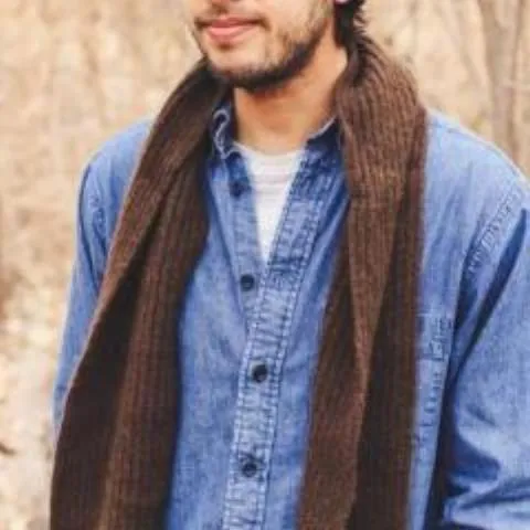 Bison Down Scarf