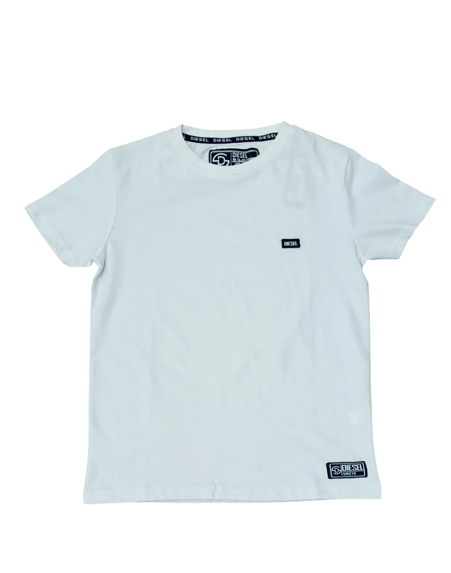 Boys Diesel Drew short Sleeve T-Shirt - White