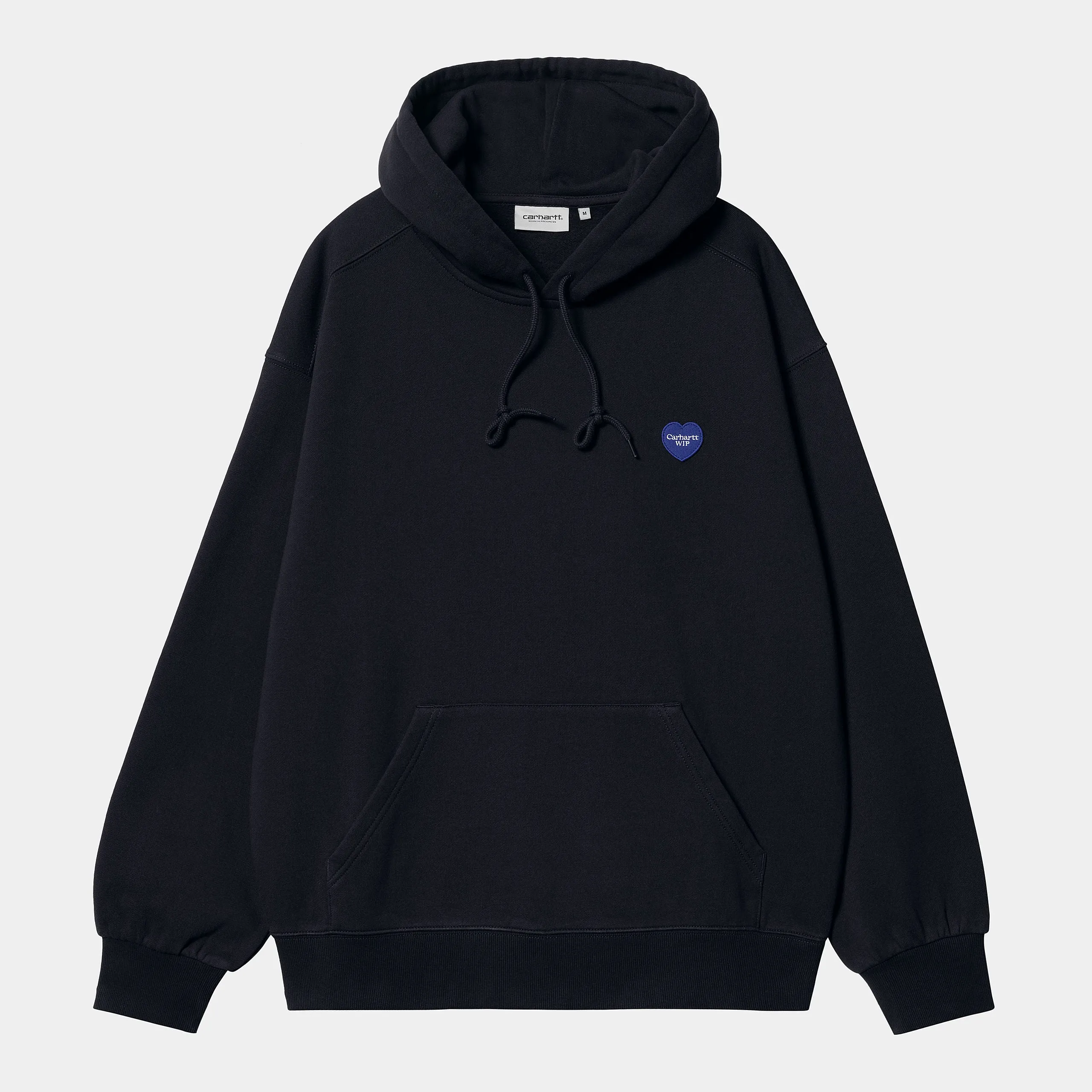 Carhartt WIP - Heart Patch Pullover Hooded Sweatshirt - Dark Navy