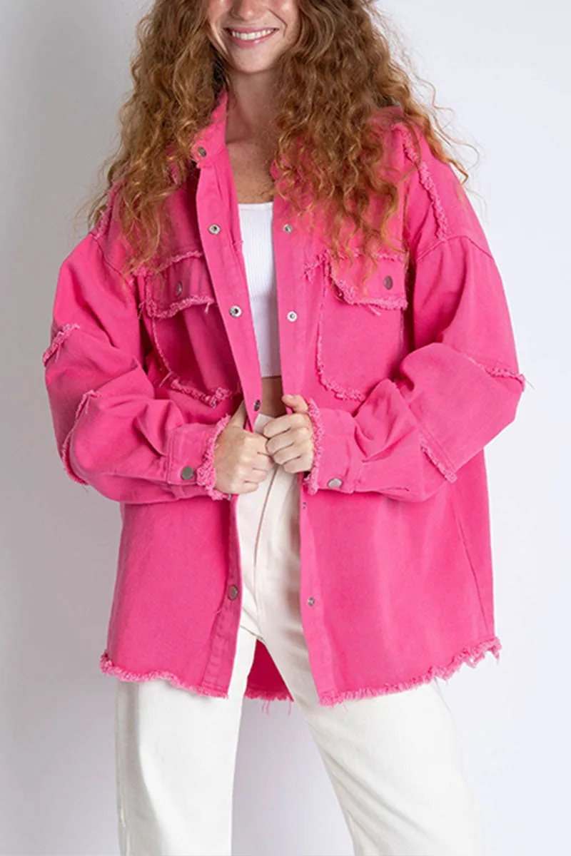 CI749 Oversized Denim Jacket