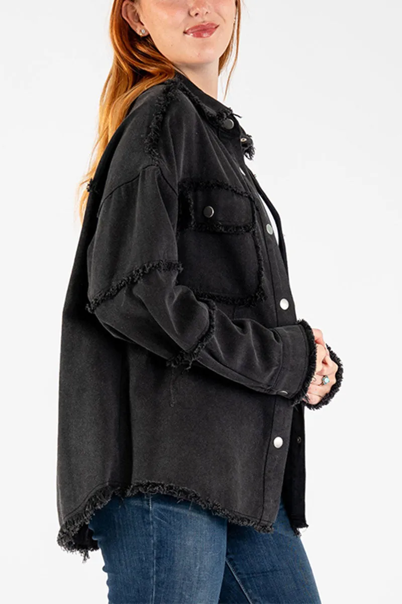 CI749 Oversized Denim Jacket
