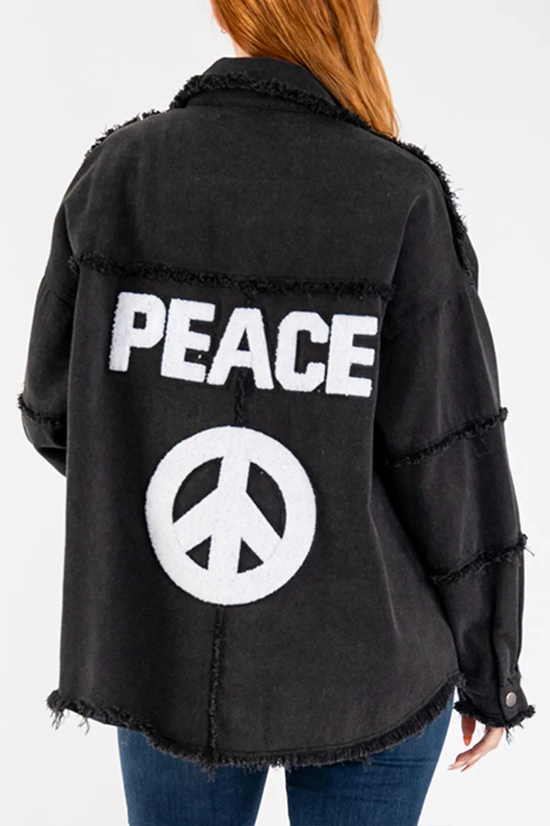 CI749 Oversized Denim Jacket
