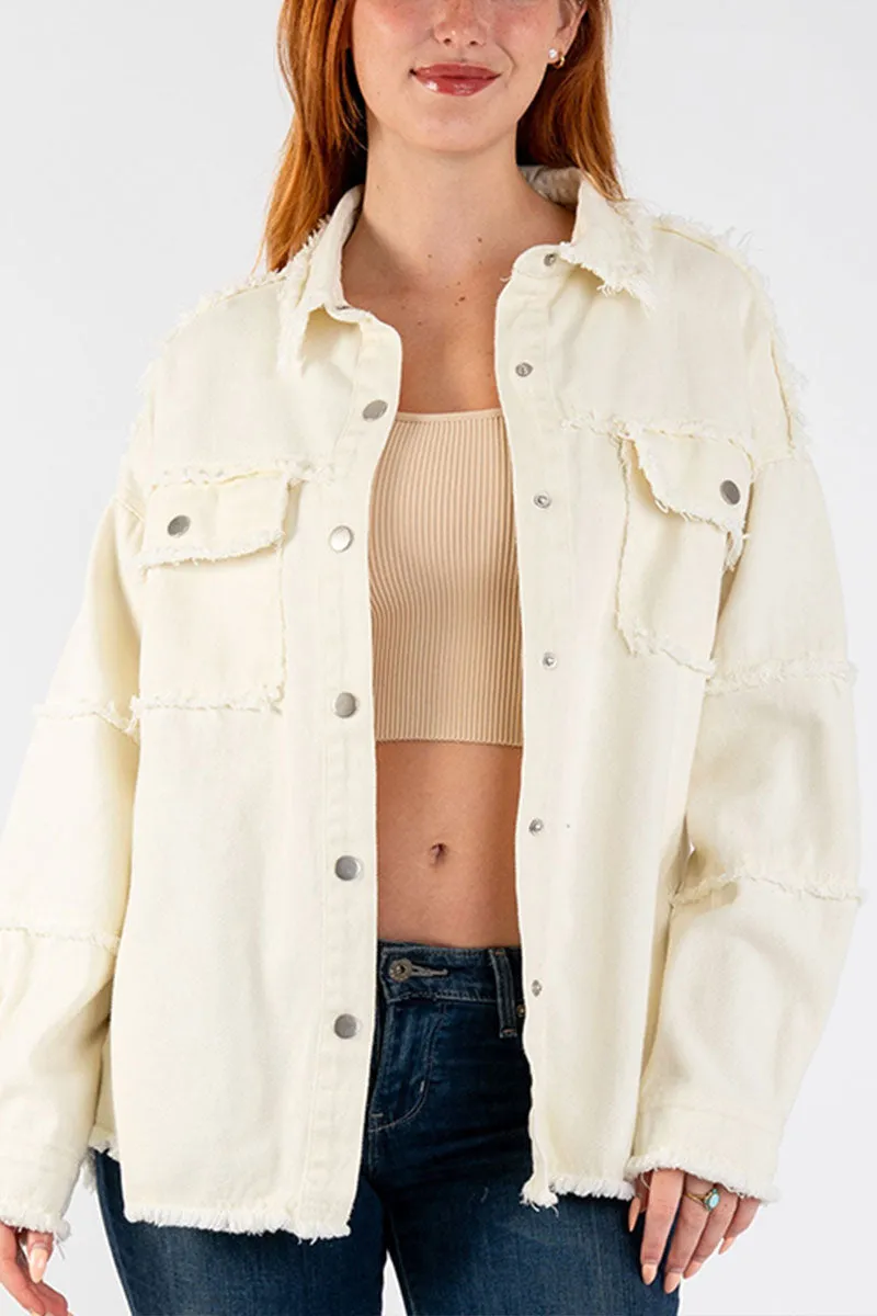 CI749 Oversized Denim Jacket