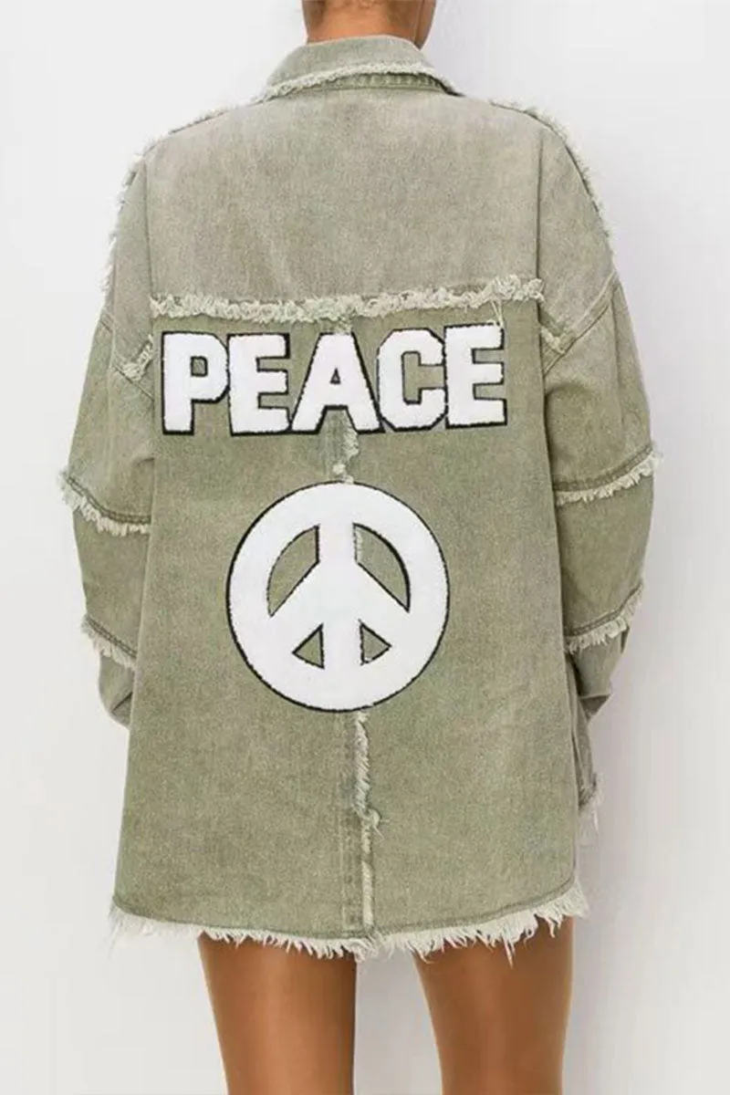 CI749 Oversized Denim Jacket