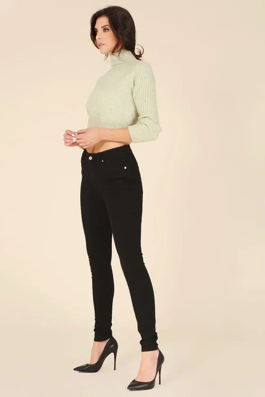 Classic Black Skinny Jeans