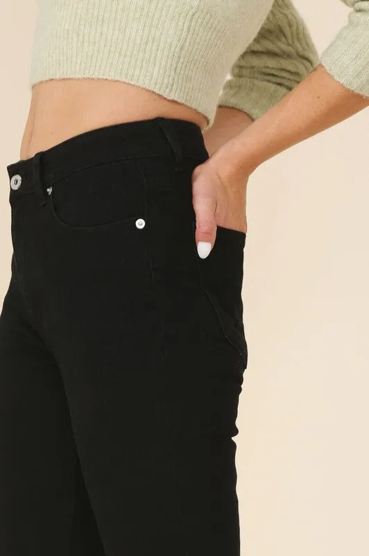Classic Black Skinny Jeans