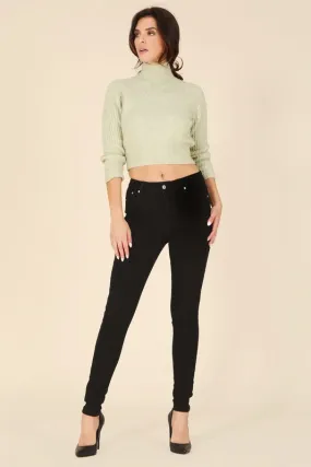 Classic Black Skinny Jeans
