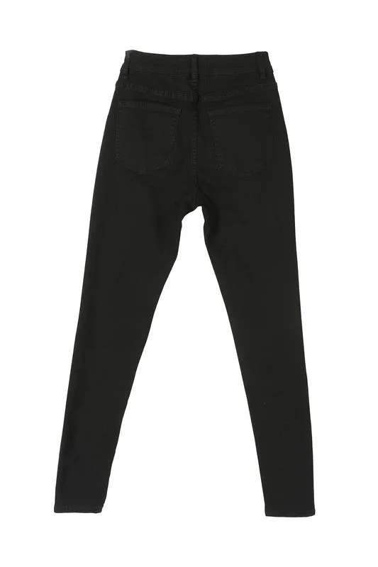 Classic Black Skinny Jeans