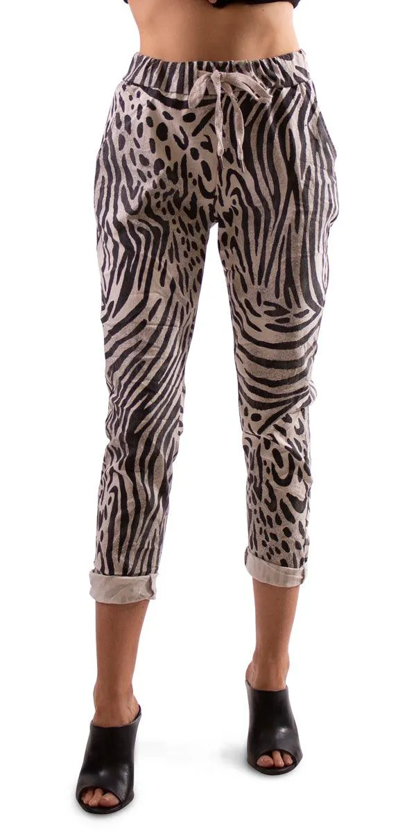 Cornelia Zebra Pant