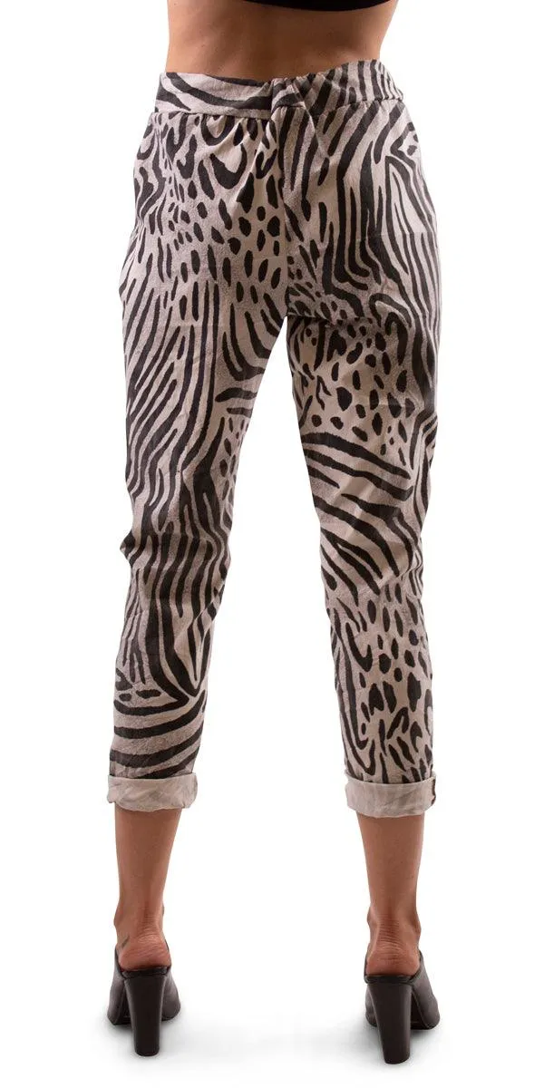 Cornelia Zebra Pant