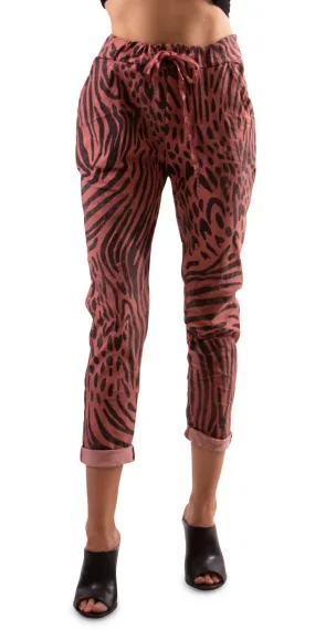 Cornelia Zebra Pant