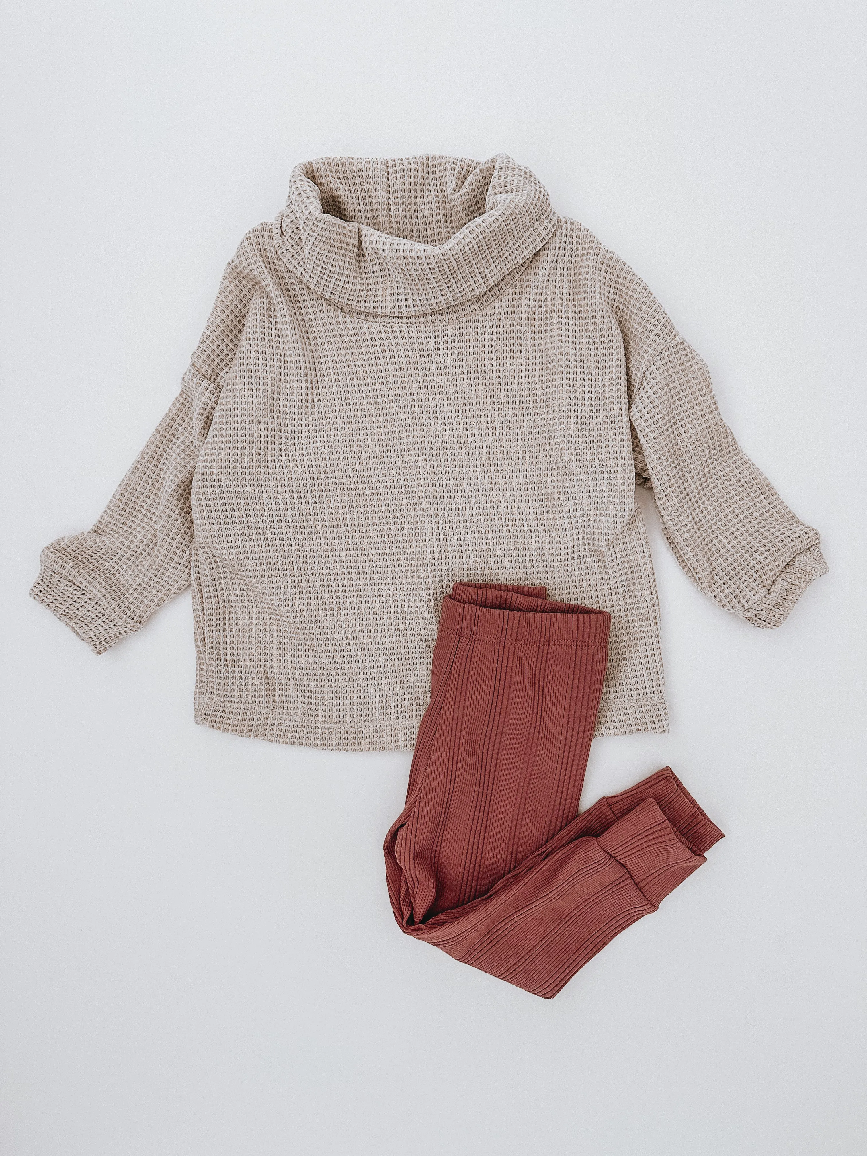 Cowl Neck Chenille Crochet Sweater