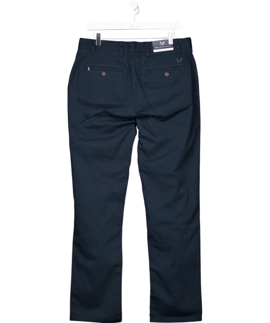 Crew Clothing Blue Straight Chino W34