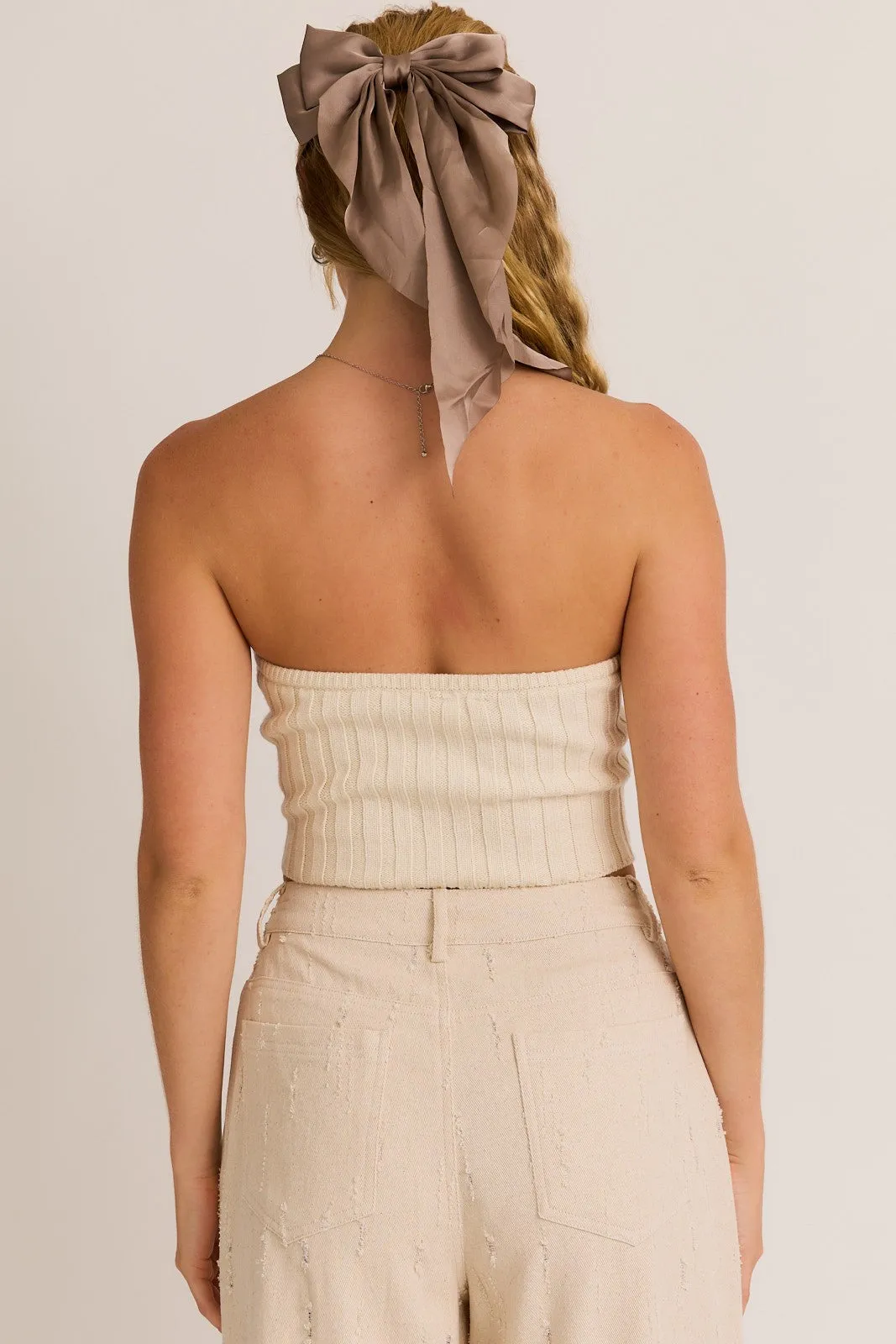 Dena Strapless Knit Top