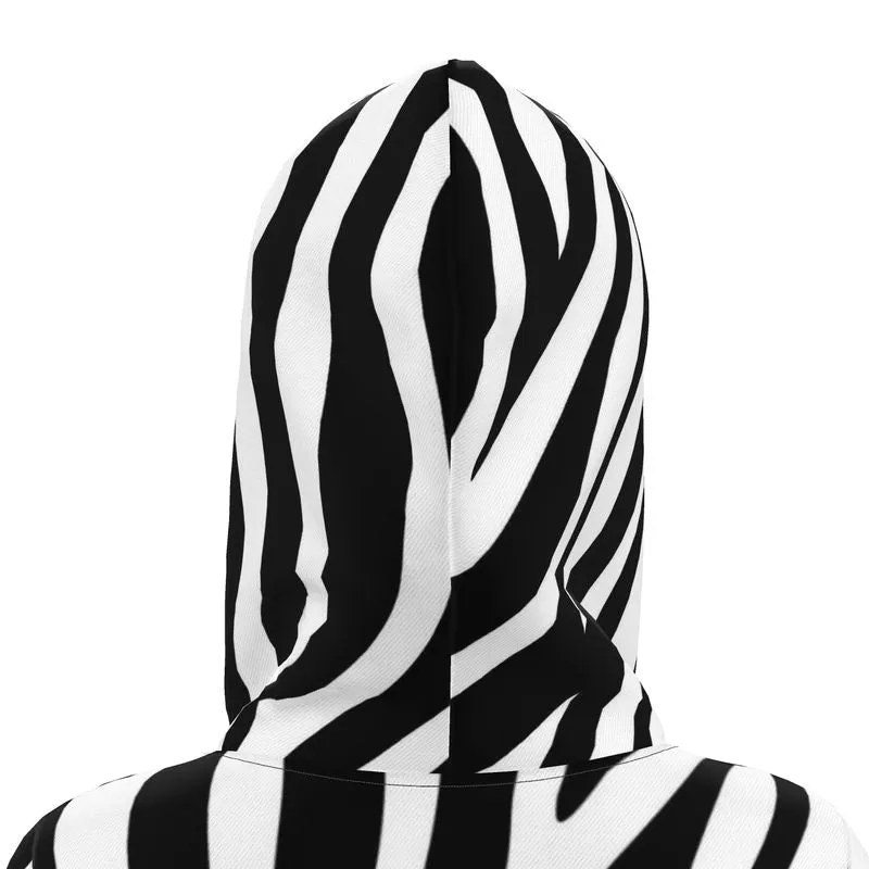 Designer Hoodie Dress Zebra