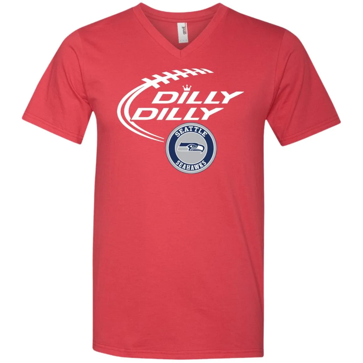 Dilly Dilly Seatle Seahawk Nfl Football Men V-Neck T-Shirt