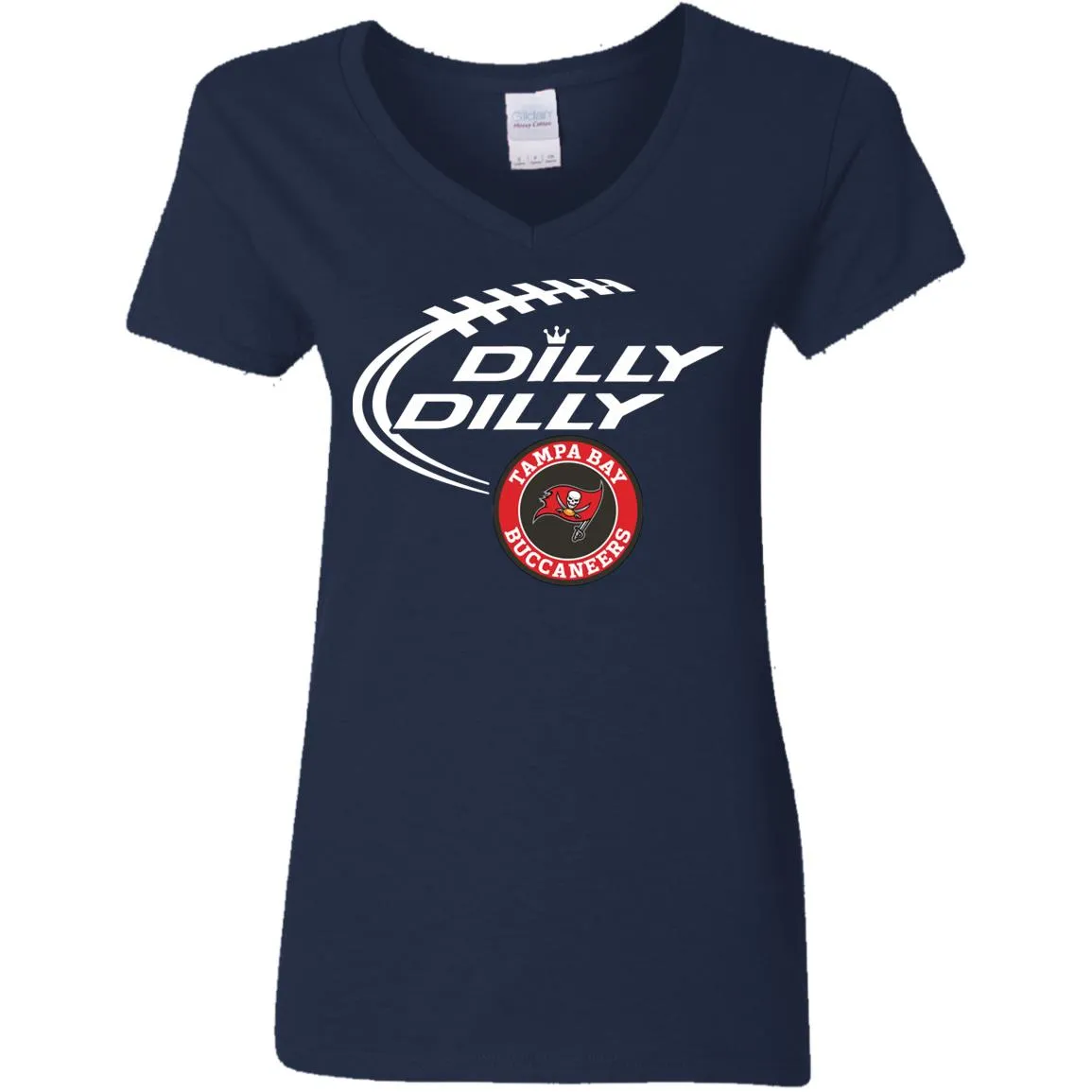 Dilly Dilly Tampa Bay Buccaneers Nfl Football Women V-Neck T-Shirt