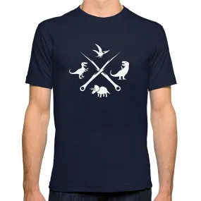 Dinosaur Coat Of Arms Cotton Graphic T-Shirt 9 Color Options