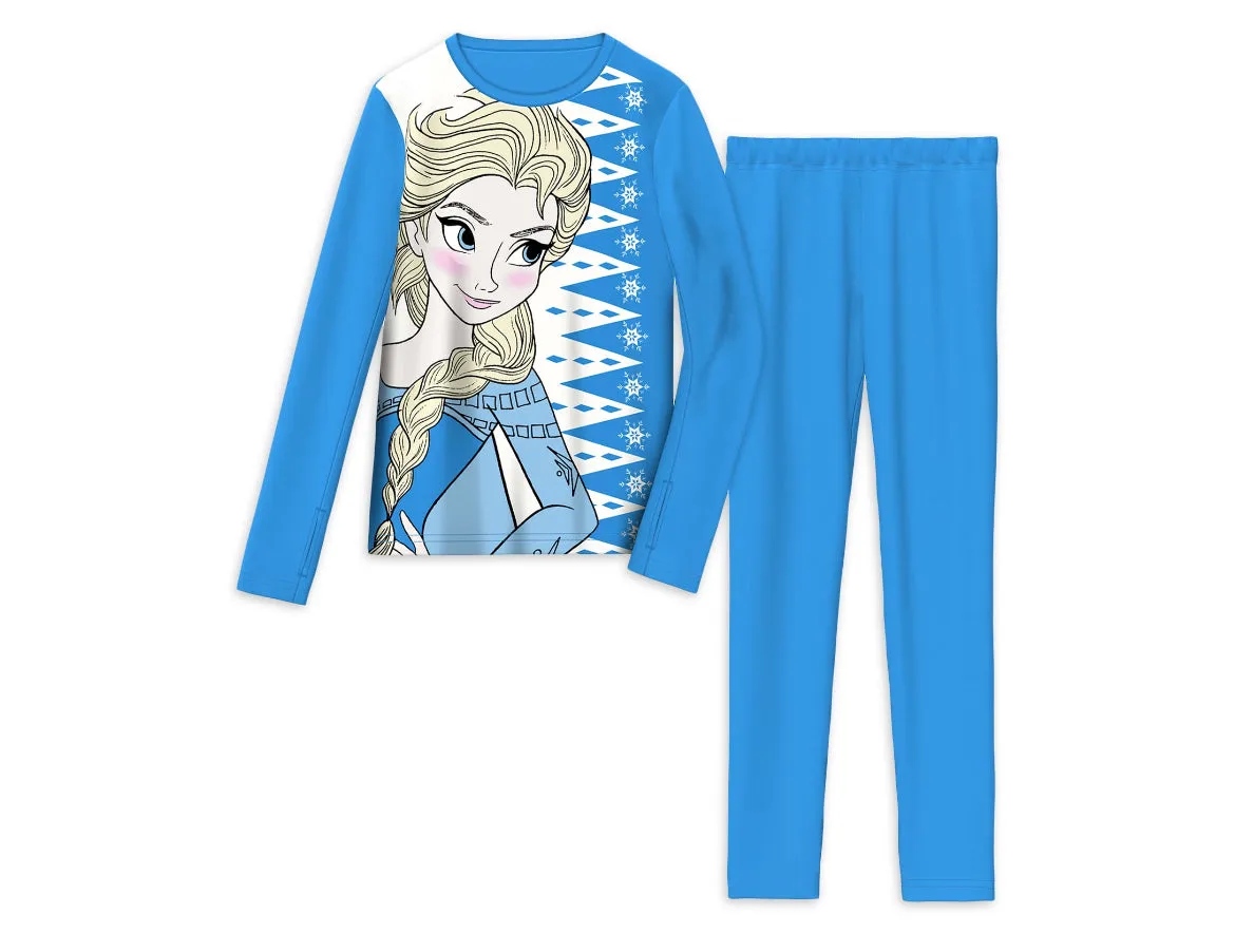 Disney Frozen Girls Thermal Warm Underwear