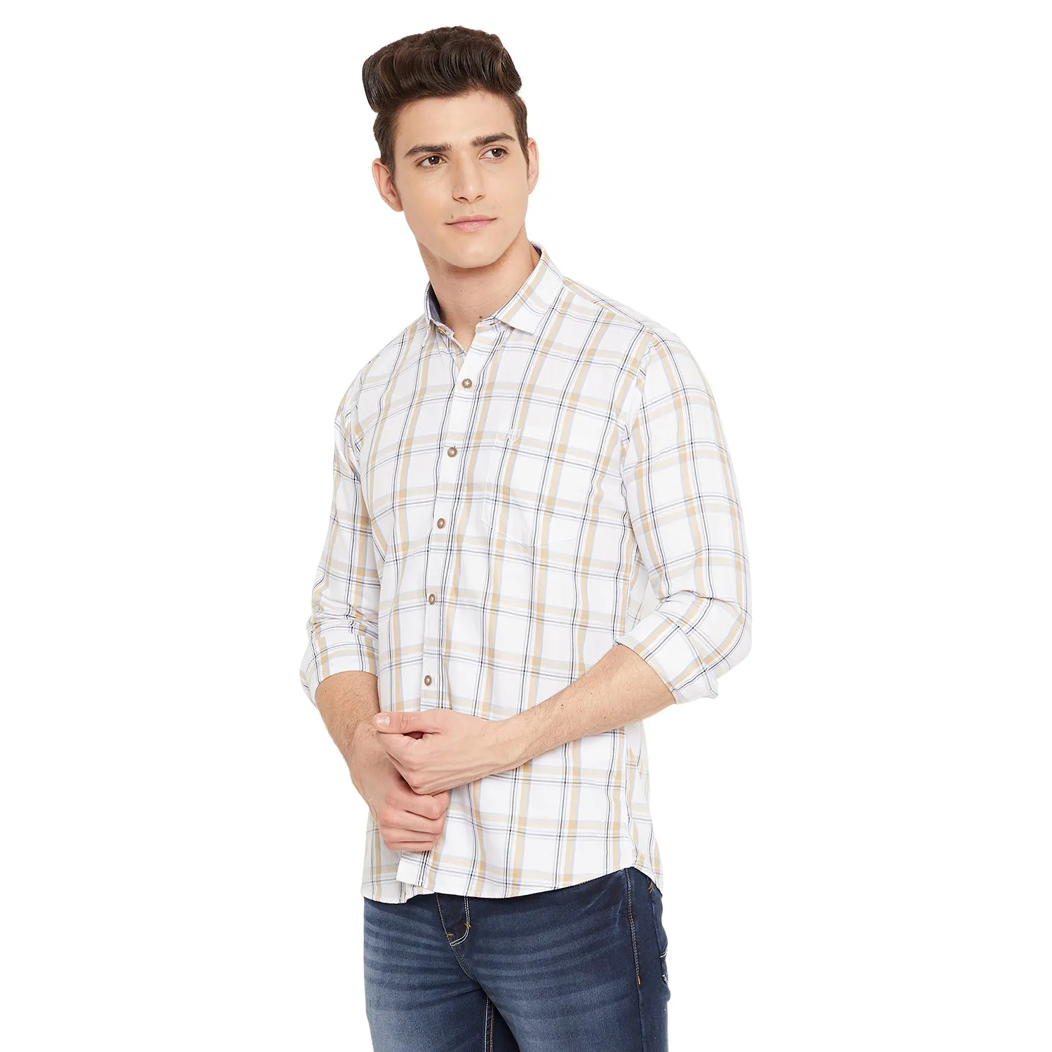 Duke Stardust Men Full Sleeve Cotton Shirt (SDO8CKTQ)
