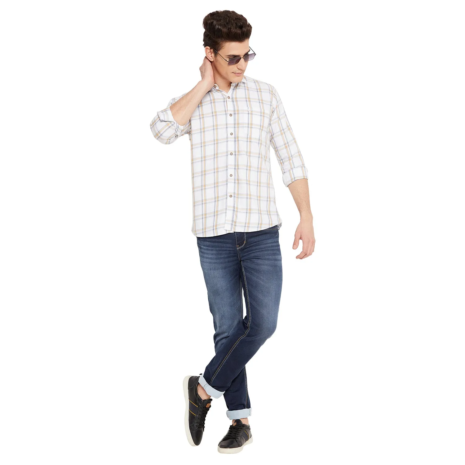 Duke Stardust Men Full Sleeve Cotton Shirt (SDO8CKTQ)