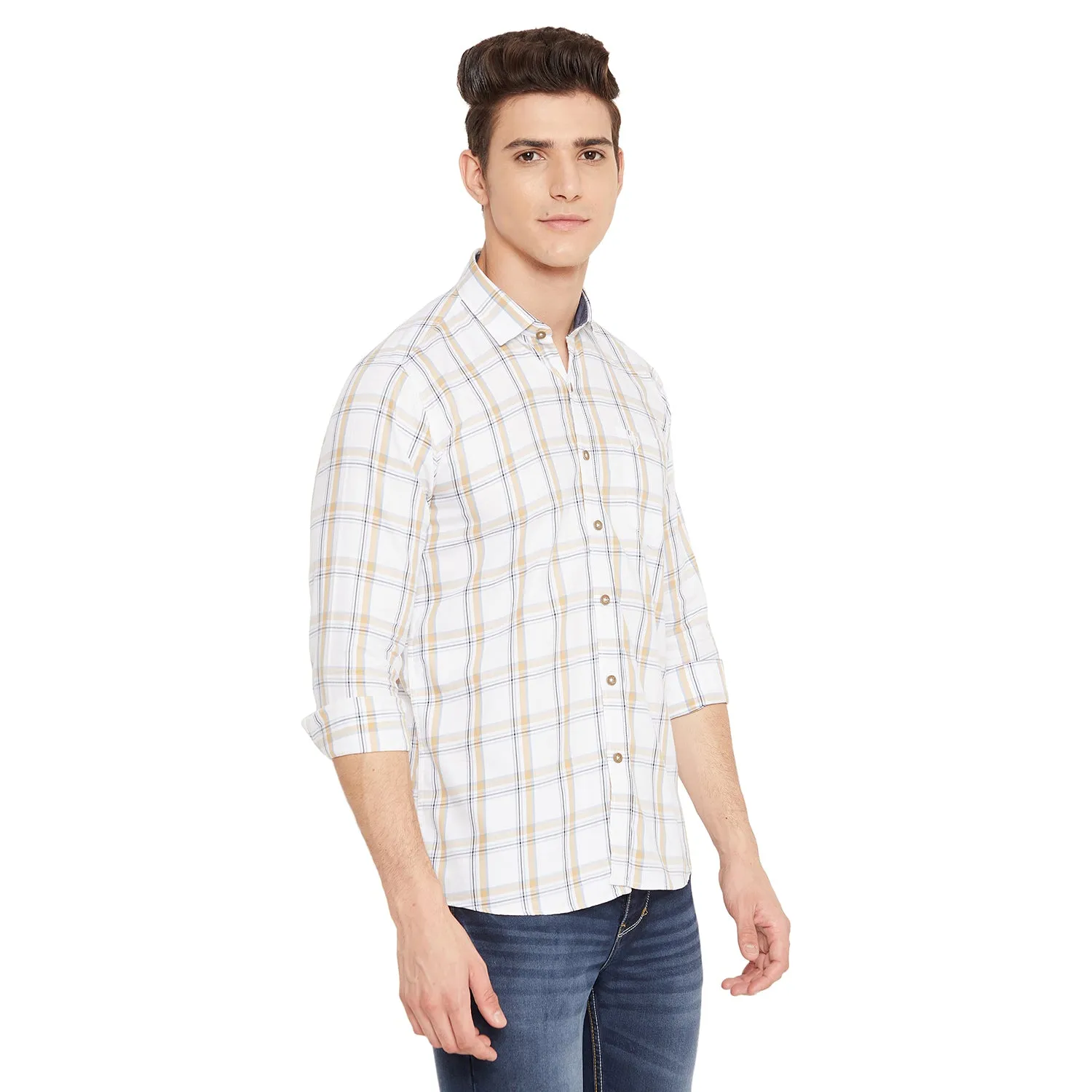Duke Stardust Men Full Sleeve Cotton Shirt (SDO8CKTQ)