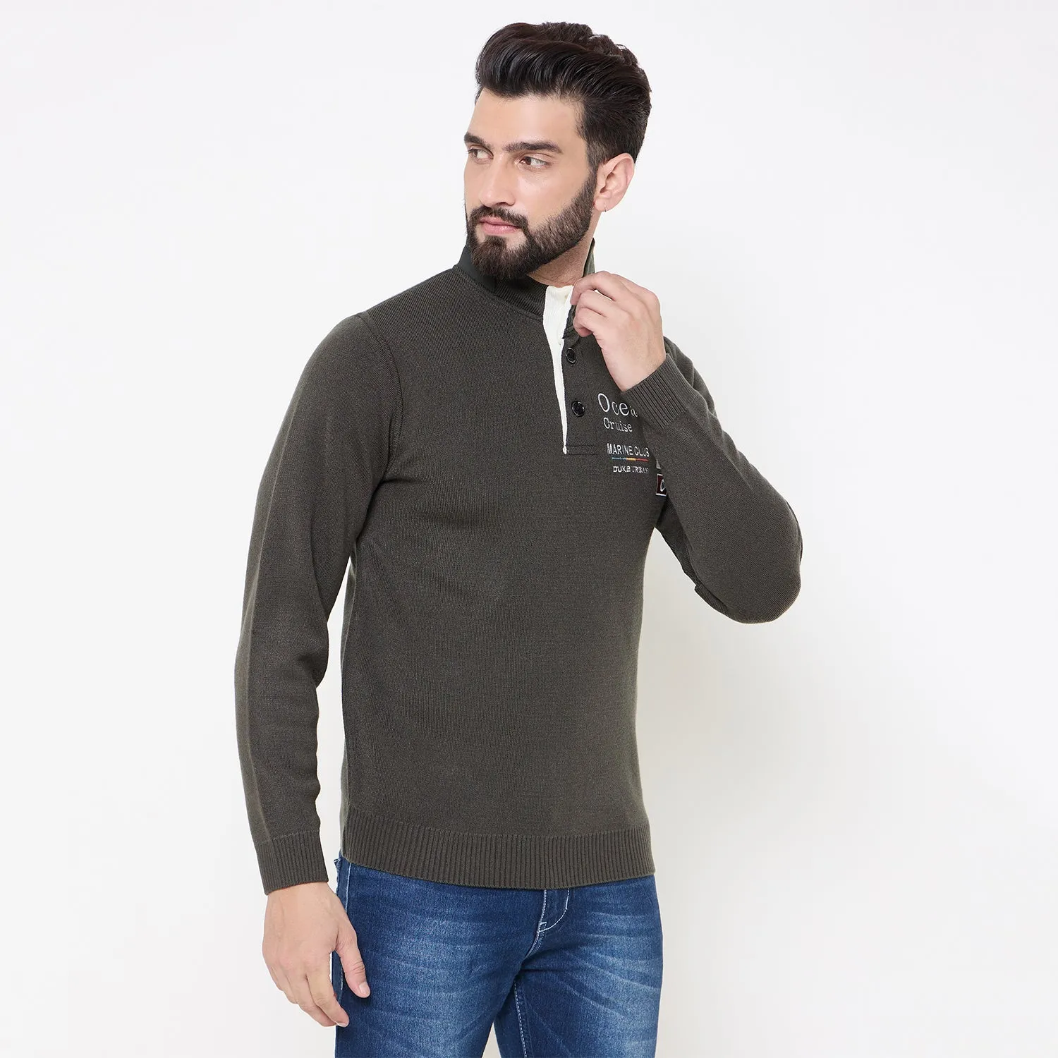 Duke Stardust Men High Neck Sweater (SDS2250)