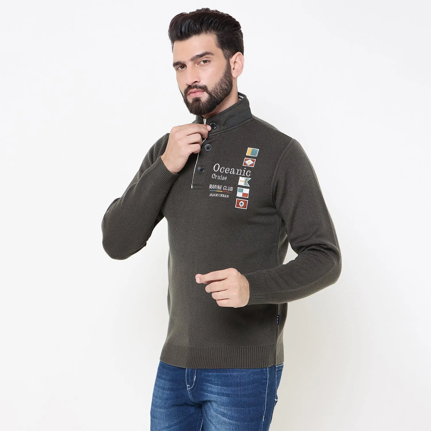 Duke Stardust Men High Neck Sweater (SDS2250)