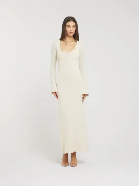 Ella Long Sleeve Dress - Snow Sequin