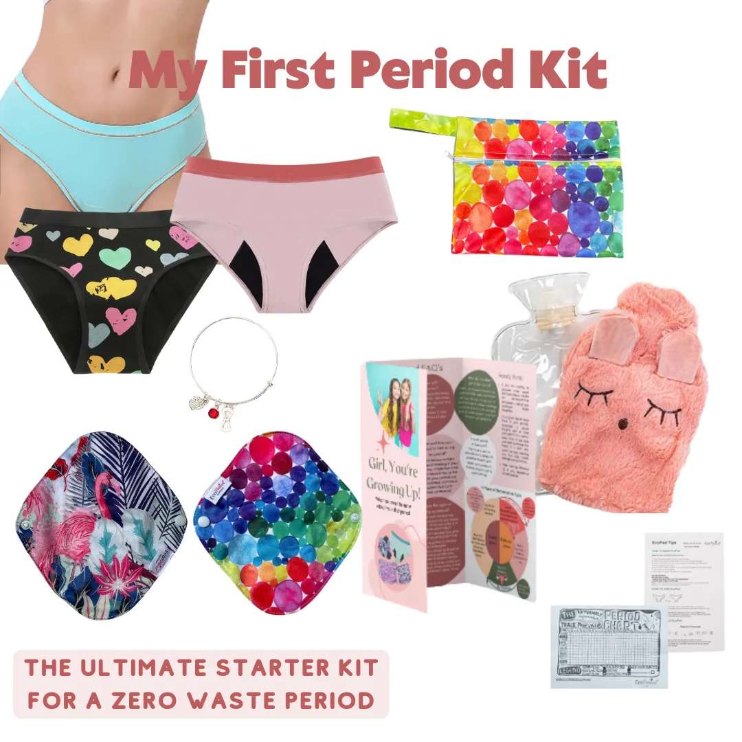 First Period Kit | Teen & Tween Underwear Pack
