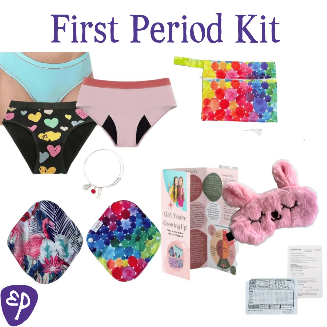 First Period Kit | Teen & Tween Underwear Pack