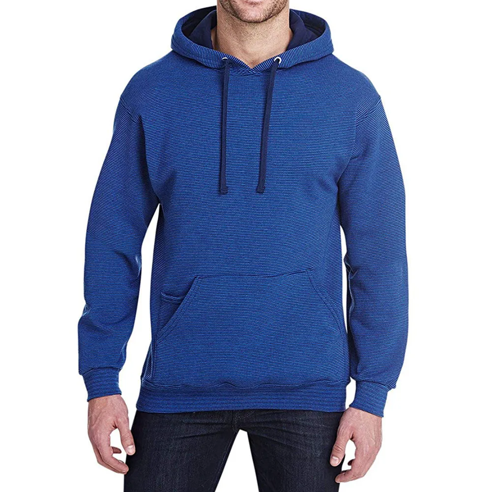 Fruit of the Loom Men's Long Sleeve Pullover Hoodie