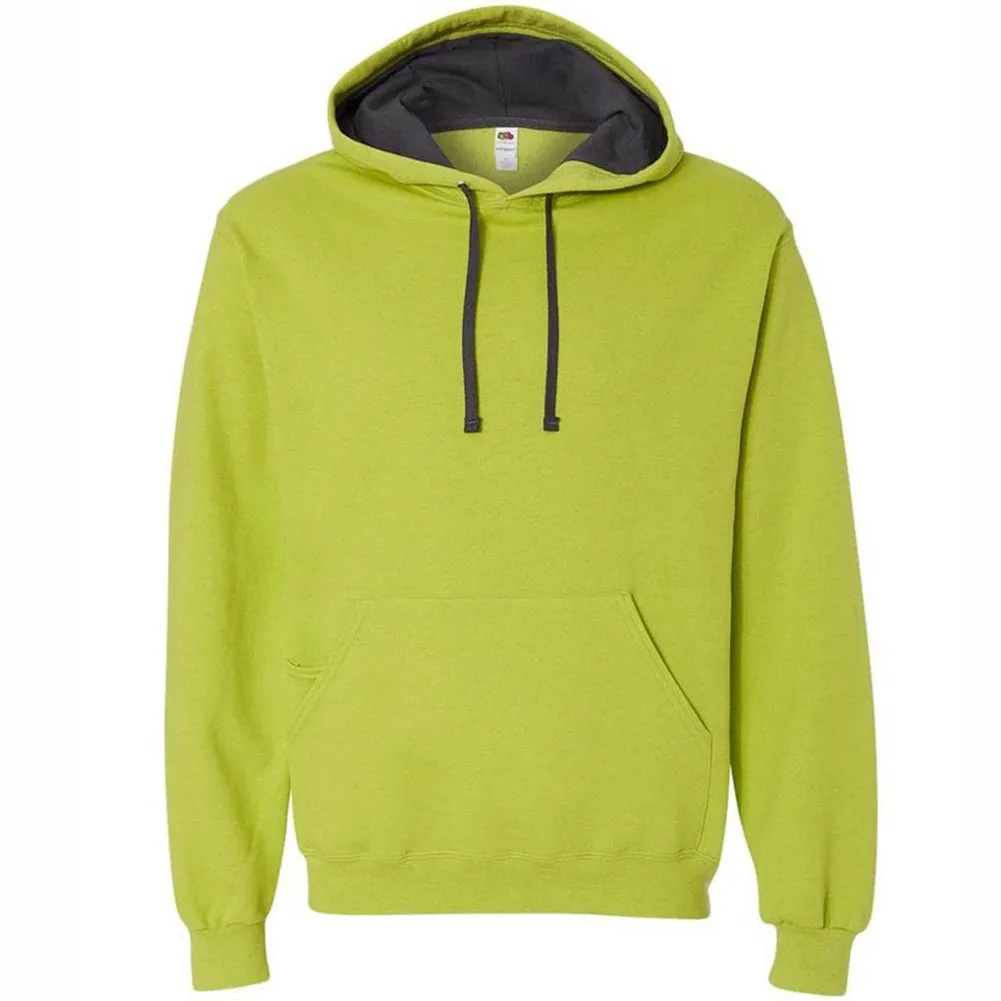 Fruit of the Loom Men's Long Sleeve Pullover Hoodie