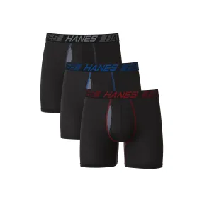Hanes Men's Moisture-Wicking Cooling Boxer Briefs