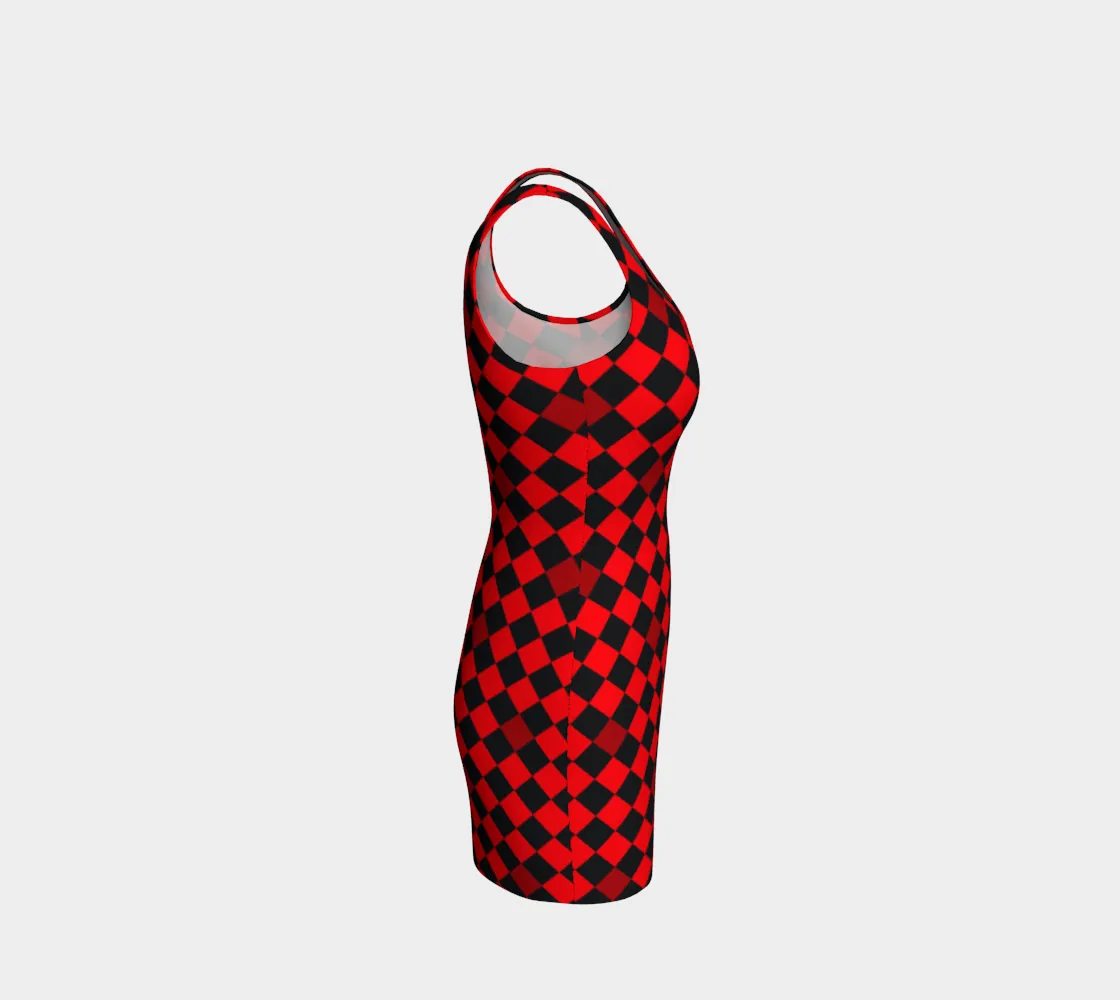 Harlequin Heights Bodycon Dress