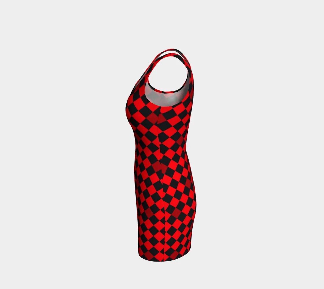 Harlequin Heights Bodycon Dress