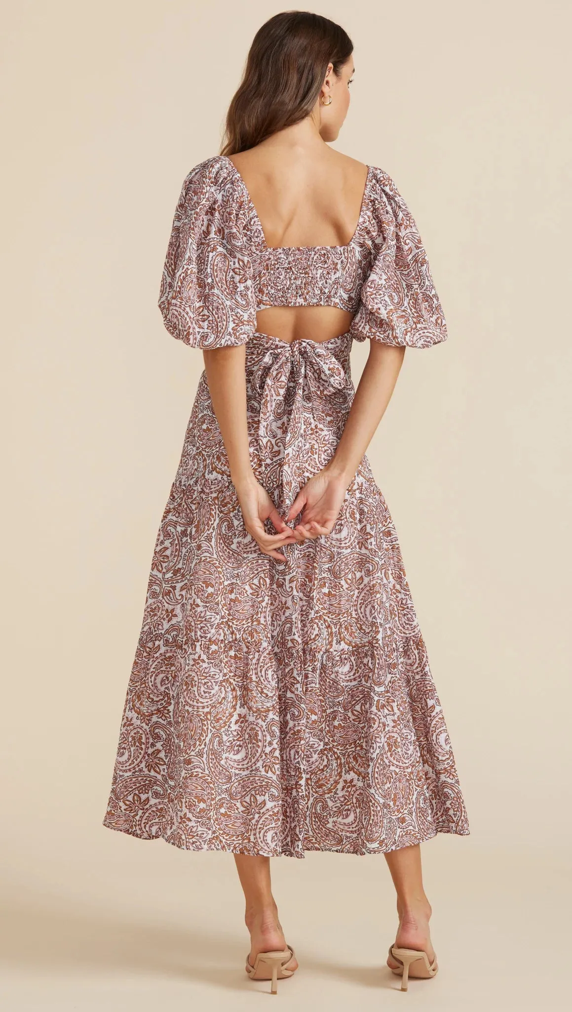 Jedda Crop Blouse - Paisley