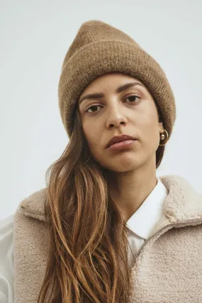 Kara beanie - Brown melange