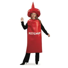 Ketchup Bottle Costume for Adults