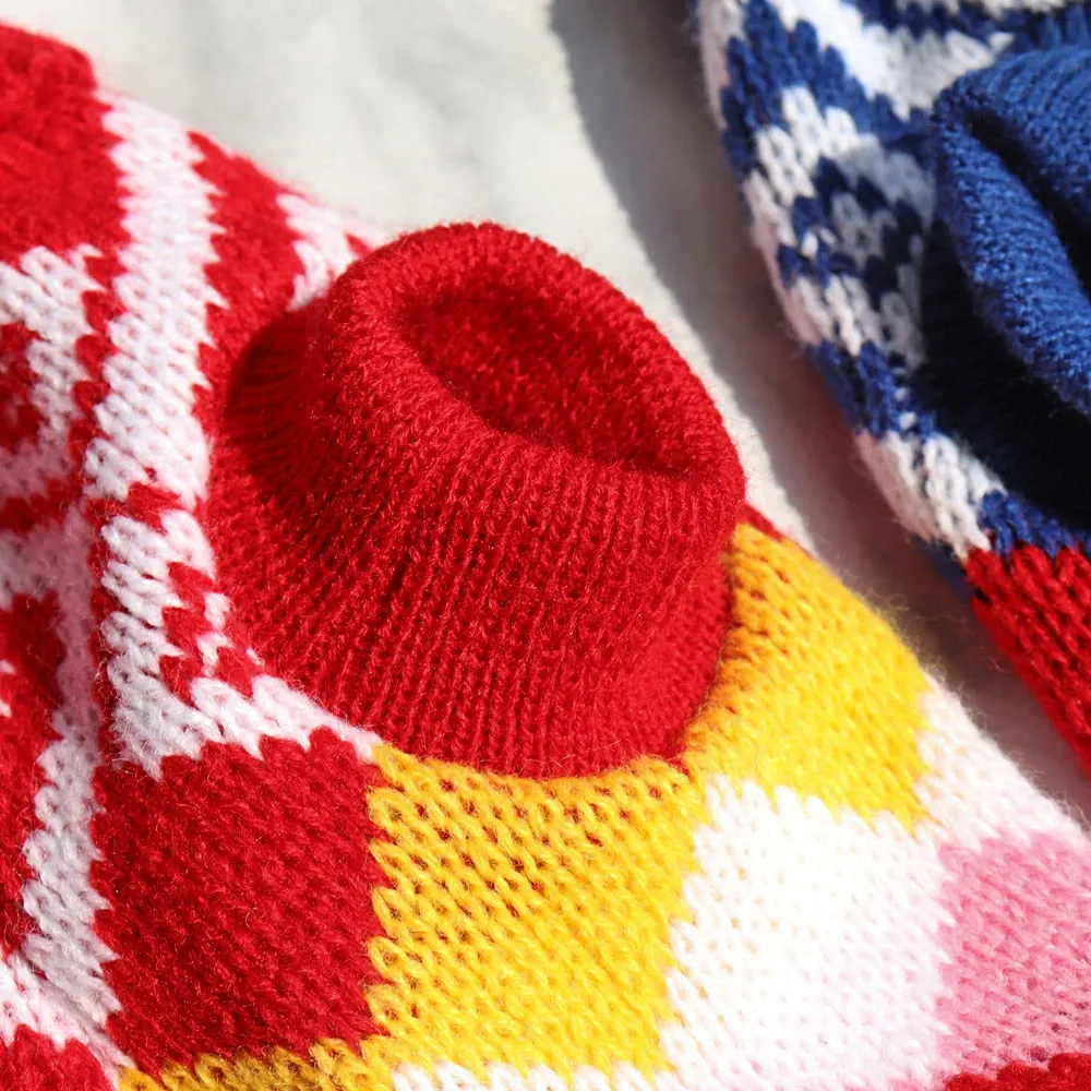 Knitted Winter Sweater for French Bulldog